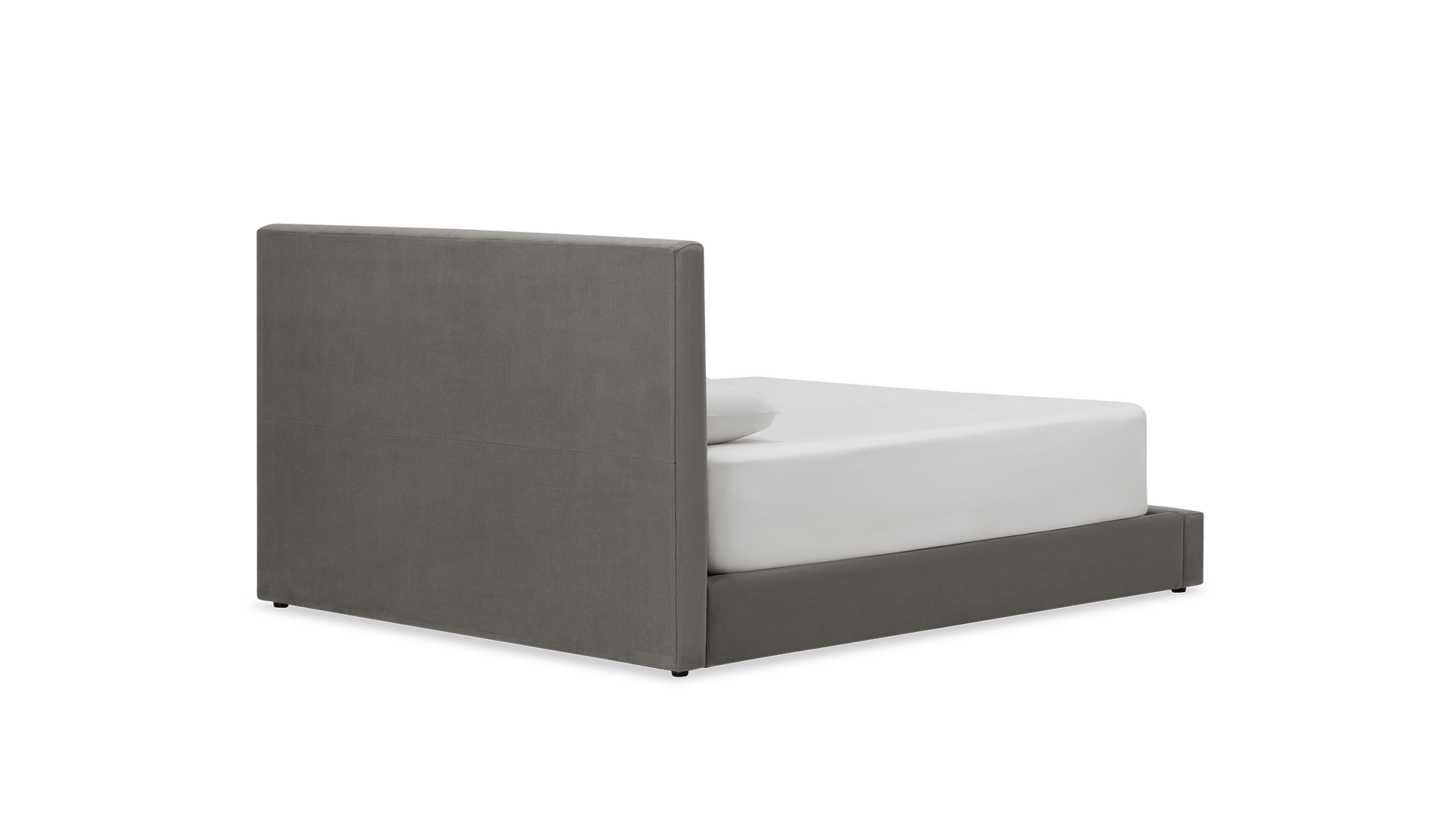 auremo gas lift bed beds k2 kw kr 77130 echosuede charcoal back angle pdp desktop 1