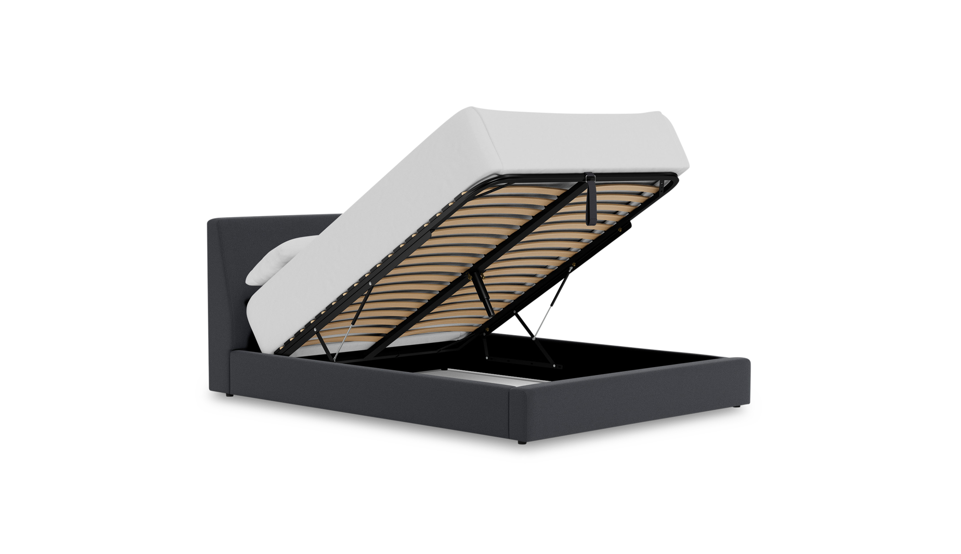 praire gas lift bed   ll026   torrey cracked pepper   front angle open 1 pdp desktop