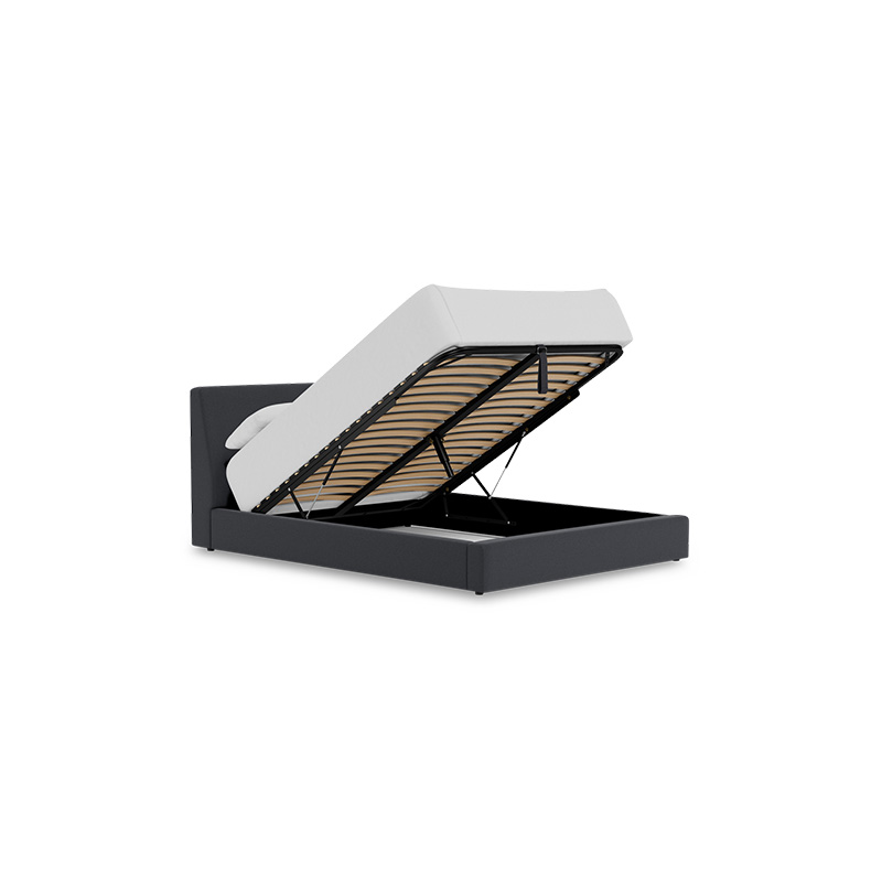 praire gas lift bed   ll026   torrey cracked pepper   front angle open 1 pdp desktop.webp